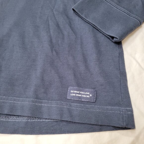 Life is Good Holiday Shirt Long Sleeve Peace Mistletoe Soft Cotton Crewneck - Picture 4 of 10